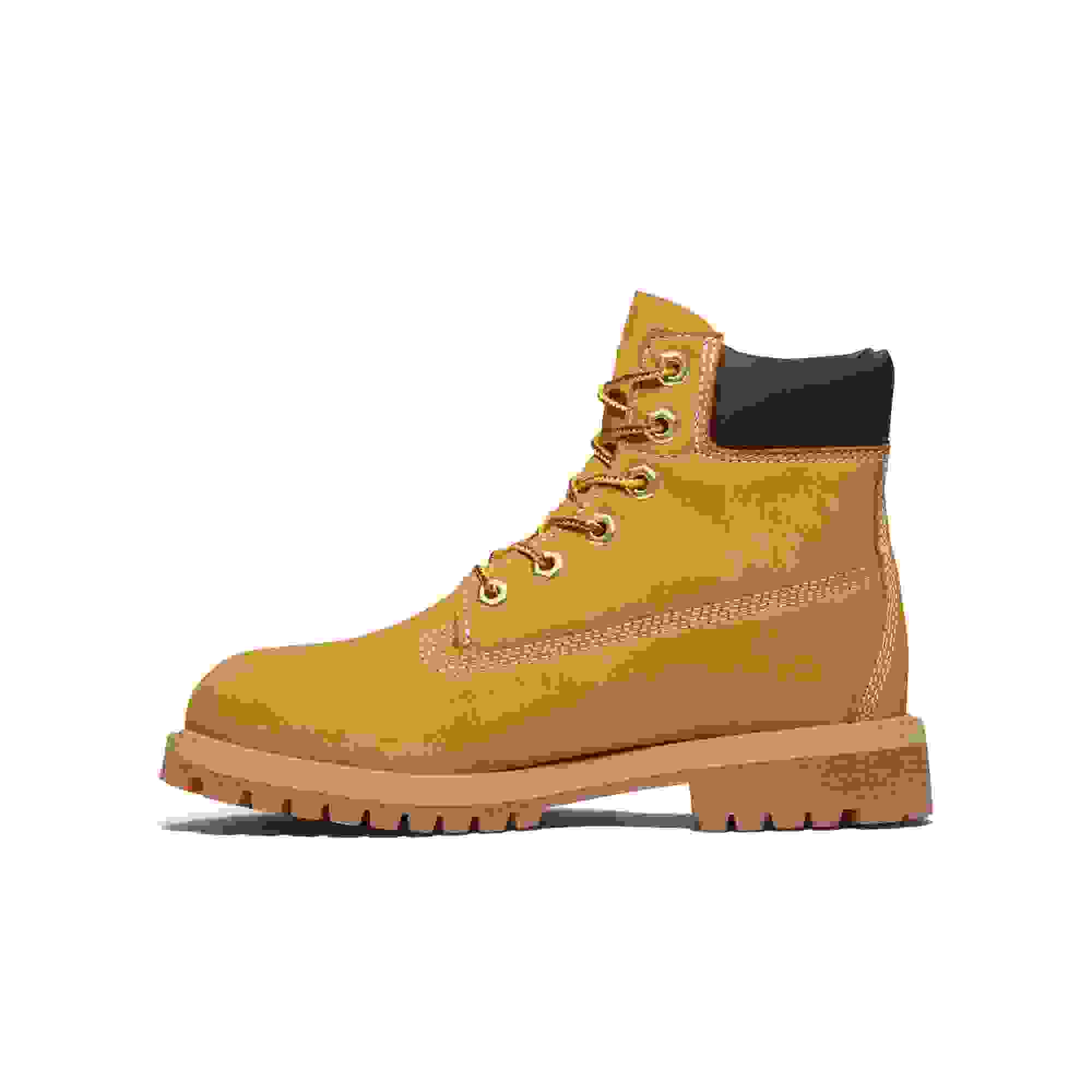 Timberland 6-Inch Premium Grade School Kids' "Wheat Nubuck" Boot